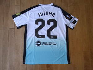 三苫薫　MITOMA Kaoru　ブライトン・アンド・ホーヴ・アルビオンFC　Brighton & Hove Albion FC UEFAヨーロッパリーグ仕様 サードカラー