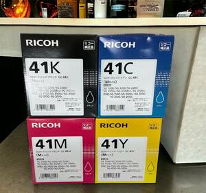 未開封　純正　RICOH リコー　SGカートリッジ　GC41K・GC41M・GC41C・GC41Y ４色セット