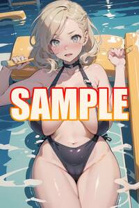 p051415 ☆1点もの☆ A4サイズ ポスター アニメ 漫画 ゲーム コスプレ セクシー 水着 美人 美女 美少女 モデル 限定 熟女 巨乳 美尻 エロ