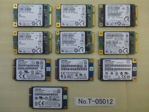  control number T-05012 / SSD / mSATA SSD / 128GB / 10 piece set /.. packet shipping / data erasure ending / junk treatment 