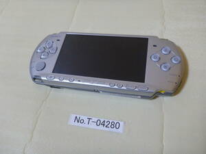 T-04280 / SONY / PlayStationPortable / PSP-3000 / 電池パック無し / レターパック発送 / ゲームの読み込み・起動〇 / ジャンク扱い