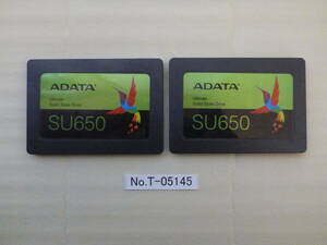  control number T-05145 / SSD / ADATA / 2.5 -inch / SATA / 480GB / 2 piece set /.. packet shipping / data erasure ending / junk treatment 