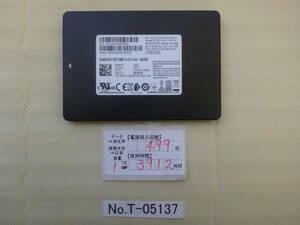  control number T-05137 / SSD / SAMSUNG / 2.5 -inch / SATA / 1TB /.. packet shipping / data erasure ending / junk treatment 