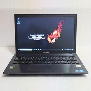 iiyama ゲーミングノートPC / core i7-4710MQ / GeForse GTX 850M / 256GB SSD