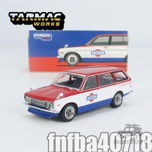 厳選●1:64 datsunブルーバード510ワゴンサービスカーダイキャストモデルカー