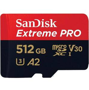 MicroSDXC 512GB SanDisk Extreme PRO