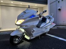 YAMAHA マジェスティc ヤマハ 実働車両 改造車 エアサス エアロ _画像3