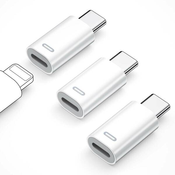 【在庫セール】C 変換アダプタ Lightning Type to USB-C 変換アダプタ to 急速充電 高速データ転送 PD