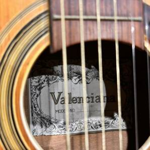 【1円】Valencia/アコースティックギター アコギ 弦楽器 ビンテージの画像4