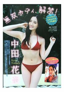 AA382 中田花奈（元乃木坂46）◆切り抜き 9ページ 切抜き 水着 ビキニ