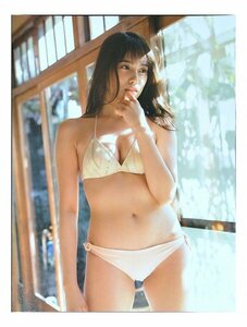 AD738 入山杏奈（AKB48）◆切り抜き 3ページ 切抜き 水着 ビキニ