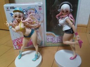 すーぱーそに子　キャンパスライフ　生活密着　フィギュア2体セット　中古開封済