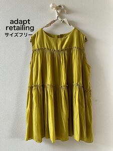 adapt retailinチュニック ノースリーブ ブラウス