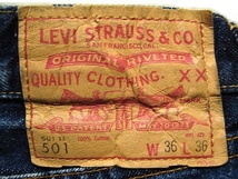 アメリカ製 501XX/501 ビッグE 復刻 ‘66型 w36 (91x74位) 美国製 リーバイス LEVI’S VINTAGE CLOTHING ビンテージクロージング_画像9