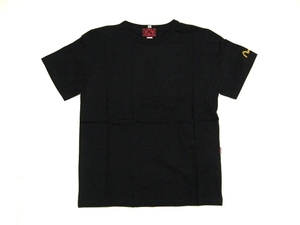 #Bk48 未着用品 EVISU エビス M位 デッドストック品 黒 ブラック 38 黒タグ 半袖 Tシャツ エヴィス