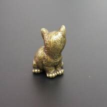 真鍮　猫① 全8種　置物　文鎮　ブラス　brass ネコ　ネコ　メモ　かわいい　おしゃれ　フィギュア　ぬいぐるみ　小物_画像2