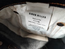 ［美品 定価¥37,950］SIMON MILLER スリムテーパードジーンズ M001 INDIO NARROW 28_画像7