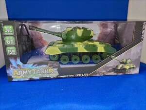  prompt decision price [ unopened goods ]RC ARMY TANK tank full function radio-controller camouflage LED light including in a package possibility 