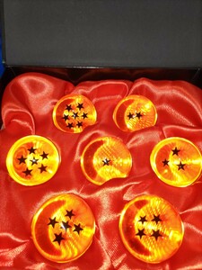 即決価格【未使用】ドラゴンボール 一星球～七星球 ７個セット 美品 龍玉 神龍 置物 インテリア 願いを叶えよう!! 美品 同梱可能