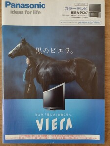 【カタログ】プラズマテレビ　Panasonic　VIERA　2010年　パナソニック　ビエラ　小雪