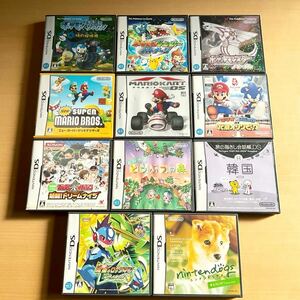 ケース・取扱説明書のみ / 11点まとめて / ニンテンドー DS Nintendo 任天堂 / ポケモン マリオ どうぶつの森 ロックマン 他