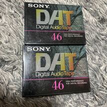 新品 未開封 SONY DATテープ DT-46RA 2個セット　46分用　ソニー _画像1