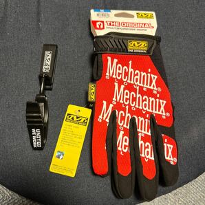 Mechanix ザオリジナル レッド M MG02009 (62-8948-85) 手袋ホルダー付き