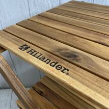 【新品未開封】Hilander(ハイランダー) ウッドラック 3段 専用ケース付き 木製ラック 425 HCTT-001 /Y21549-V3_画像5