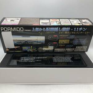 【未検品】PORMIDO ポーミド ドライブレコーダー ミラー型 前後カメラ 11インチ デジタルインナーミラー 分離型 PRD60C /Y21608-J1