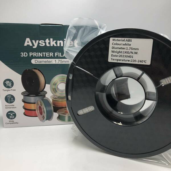 【未開封】Aystkniet フィラメント 1.75mm 1KG 3Dプリンターフィラメント 3Dプリント ホワイト /Y22176-J1