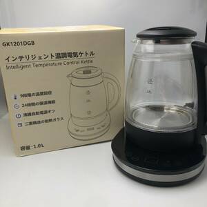 [ electrification only verification settled ]HAGOOGI is googi electric kettle glass 1L kettle electric stylish heat-resisting glass hot water ... pot PSE certification settled /Y22203-D2