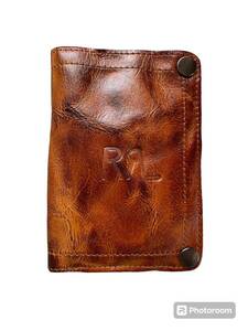 RRL Double RL ダブルアールエル レザーウォレット ビンテージ加工 財布 カードケース コインケース