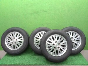 クラウン　TA-JZS171　アルミホイール　純正　15インチ　4本セット　5穴　タイヤ付　205/65/R15　NANKANG　AS-1　※個人宅配送不可※