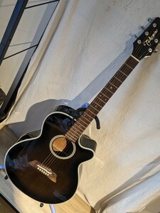 【ケース電池説明書付き】エレアコ　Takamine　PT106