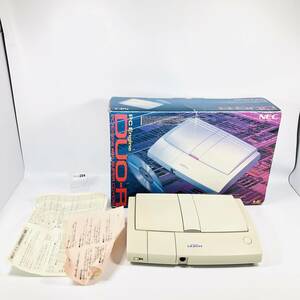[ operation excellent goods /24-05-700]NEC PC engine DUO-R PI-TG10 game machine body instructions box 