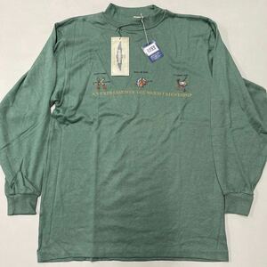 CIRCLE CROSS 日本製 長袖シャツ 長袖Tシャツ ロンT 未使用 MADE IN JAPAN カーキ khaki グリーン 緑 Mサイズ シングルステッチ 