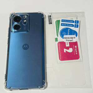 送料無料 motorola edge 40 6.55インチ メモリー8GB ストレージ256GB ルナブルー ワイヤレス充電