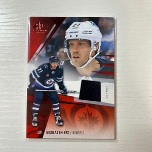 2023-24 Upper Deck Hockey NHL Game Used Nikolaj Ehlers jerseyカード