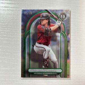 2024 Topps Tribute Corbin Carroll green 99枚限定