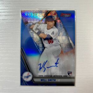 2019 Bowman's Best Will Smith blue refractor auto 150枚限定