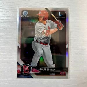 2018 Bowman Draft Nolan Gorman refractor