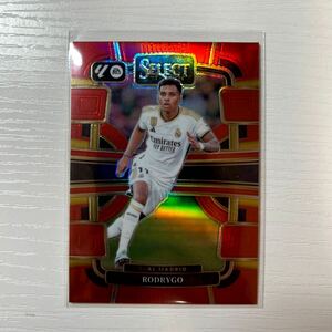 2023-24 Panini Select La Liga Rodrygo Terrace red prizm