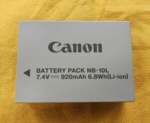 キヤノン CANON 純正バッテリー NB-10L キャップ付