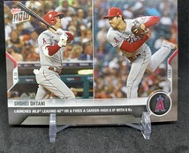 Topps NOW 大谷翔平 2刀流 2021年677番 HR40号&8勝_画像1