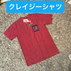 クレイジーシャツ クリバンキャット Kliban cat Tシャツ　Sサイズ　BLUE TURTLE 亀
