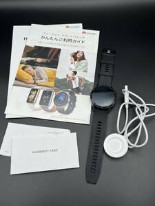 (6927)HUAWEI/ファーウェイ WATCH GT 3 スマートウォッチ　46ｍｍ　スポーツモデル　通電確認済　中古/現状品