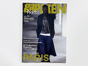 【送料込み・即決】gap PRESS MEN｜VOL.74｜2024-2025 Autumn & Winter PARIS MEN'S COLLECTIONS｜TOブックス