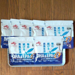 味の素 毎日続ける青魚生活 DHA&EPA+ビタミンD 7袋 新品、未開封 AJINOMOTO