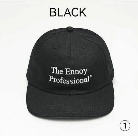 〈新品未開封〉ENNOY COTTON CAP (BLACK)　① (The ennoy professional)