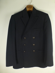 ◆US NAVY ジャケット ユニフォーム 米軍 38S 美品 海軍 金ボタン 黒 DRESS BLUE ドレスブルー